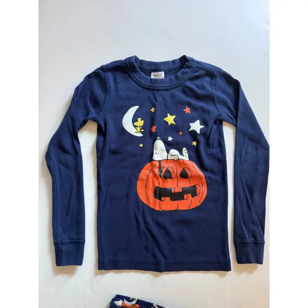 Hanna Andersson organic Snoopy Halloween pajamas